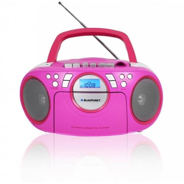 CD-MP3-spelare - Blaupunkt - BB16PK - Färg Rosa - CD/MP3-ljudsystem