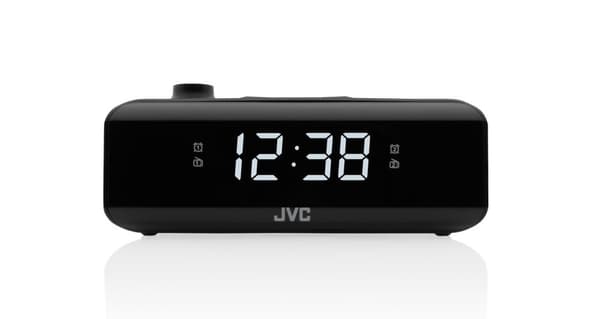 Radiobudzik JVC RA-E211B sort