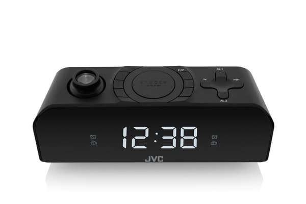 Radiobudzik JVC RA-E211B sort