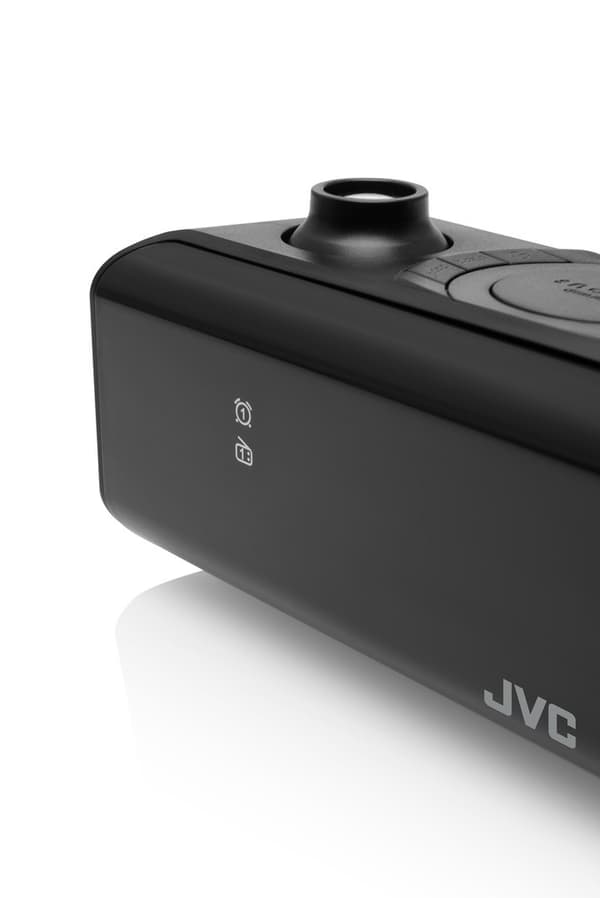 Radiobudzik JVC RA-E211B sort