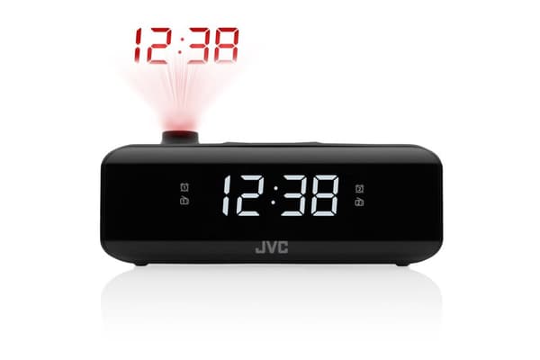 Radiobudzik JVC RA-E211B sort