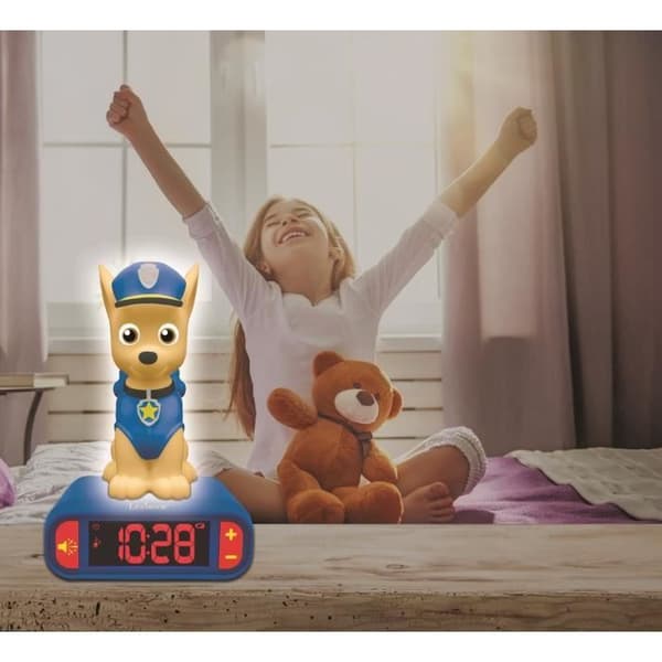 Digital väckarklocka LEXIBOOK - Pat' Patrouille - Chase 3D med ljus och ljud - Blå - Barn