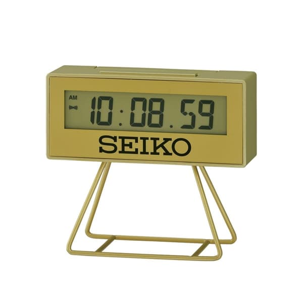 Vækkeur Seiko QHL062G Gylden