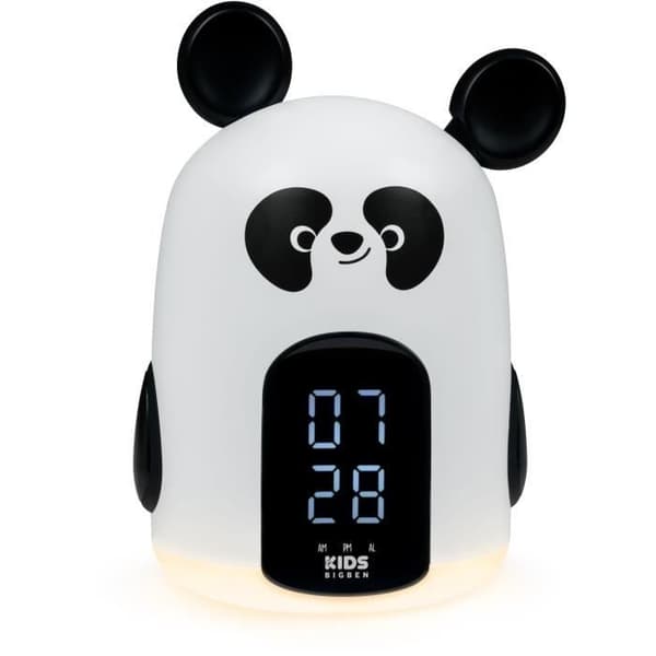 Väckarklocka &amp; Nattlampa Bao pandan - BIGBEN - 3 melodier - Justerbar ljusstyrka - Tidsdisplay