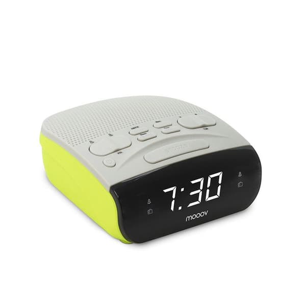 METRONIC Duo Colors Klockradio Dual Alarm - Grön - FM - Bakgrundsbelyst - Sleep - Snooze