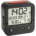 Miniatyrbild 1 av 3: Klockradio - TFA - Bingo - Svart - 81 mm x 81 mm - Progressivt larm