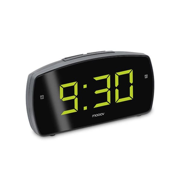 XL2 dubbel väckarklocka med stor LED-display