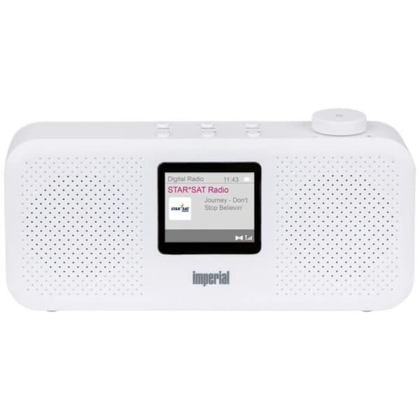 Imperial DABMAN 16 Bordsradio DAB+, FM AUX, DAB+, FM väckarklocka funktion vit
