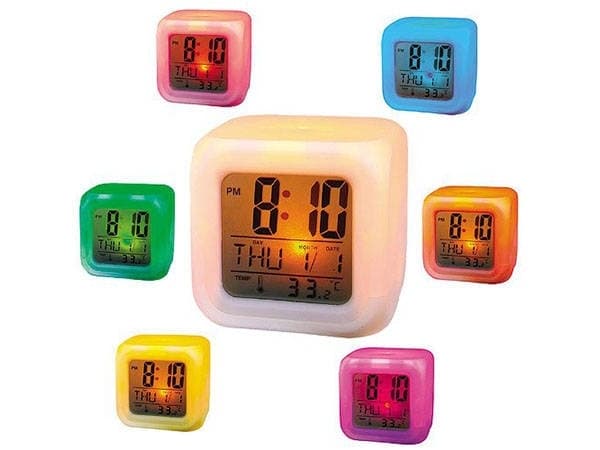 Vækkeur - Digital med LED & Termometer – Ur
