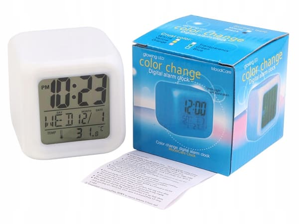 Vækkeur - Digital med LED & Termometer – Ur
