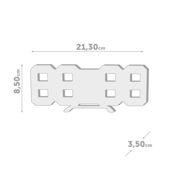 LED digital väckarklocka - Balvi - Stora siffror - Ljust skärm - 3 nivåer av ljusstyrka - Programmerbar snooze