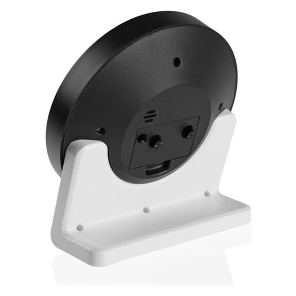 Väckarklocka Plast (7,9 x 17 x 15,8 cm) - Vit