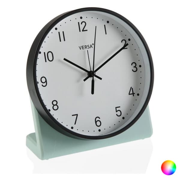 Väckarklocka Plast (7,9 x 17 x 15,8 cm) - Vit