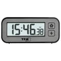 Miniatyrbild 2 av 3: TFA Dostmann 60.2522.10 radiostyrd Väckarklocka grå Alarmtider 1