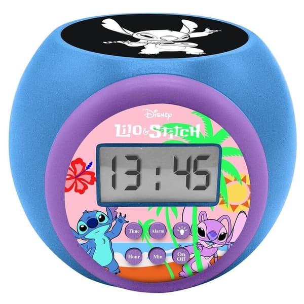 Disney Stitch Projector alarm clock