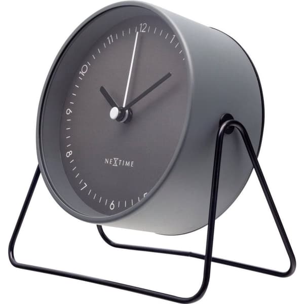 NeXtime NE-5240GS Väckarklocka Berlin 14x13 cm Grå/metall