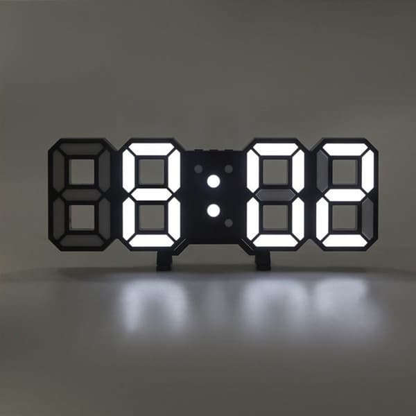 Väckarklocka - Balvi - Digital - Svart - Retro - Elektrisk