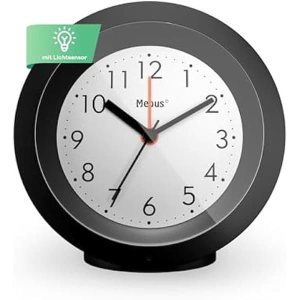 Väckarklocka - MEBUS - 25628 - Nattbelysning - Anti-glid - Snooze