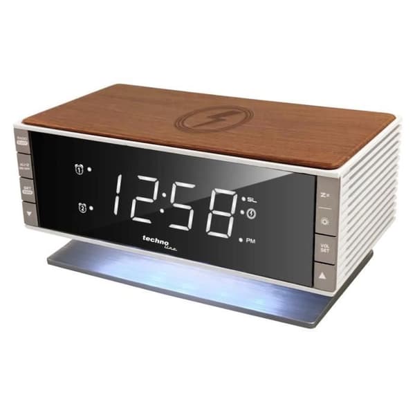 Klockradio med Qi-laddningsyta WT 487