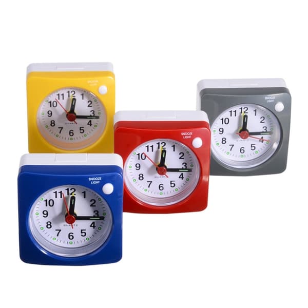 Analog väckarklocka med snooze och tyst gång
