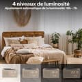 Miniatyrbild 5 av 6: T’nB – Digital väckarklockaradio med LED, 1 programmerbart larm, justerbar belysning, FM-radiostationer – Träfinish