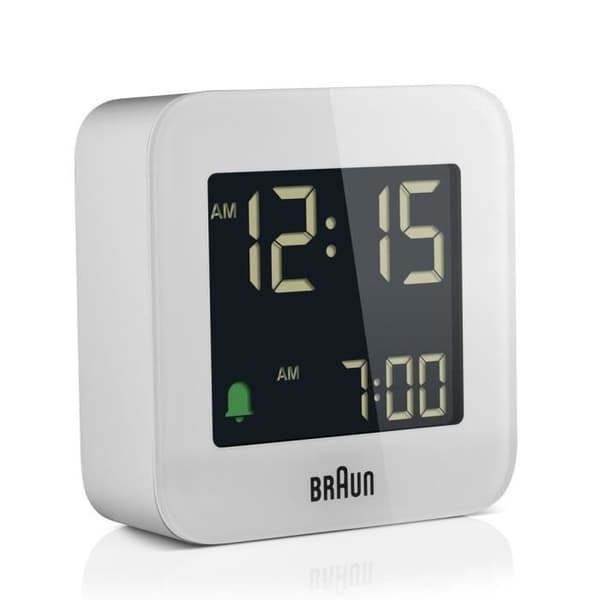 BRAUN BC 08 W-DCF RADIOSTYRLIG VÄCKKLOCKA, VIT 67016