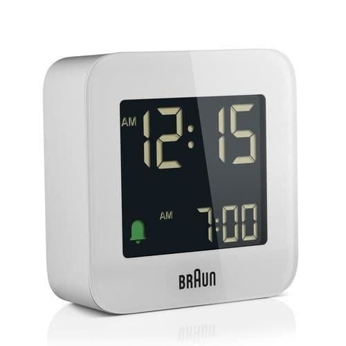 BRAUN BC 08 W-DCF RADIOSTYRLIG VÄCKKLOCKA, VIT 67016