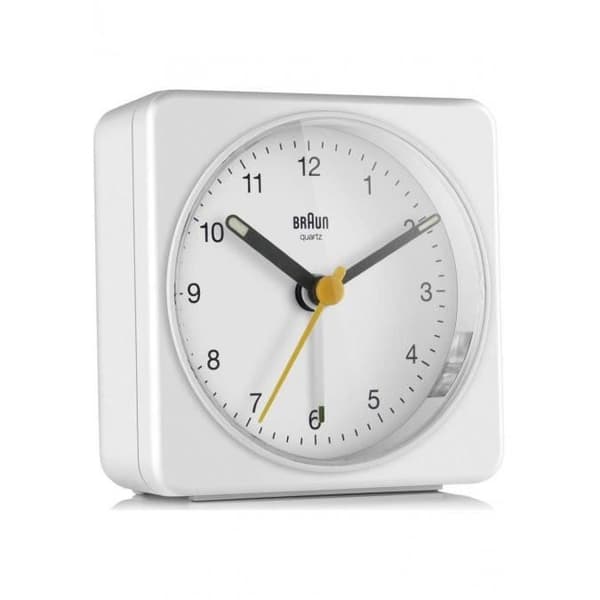Väckarklocka - Braun - BC03W - Vit - Analog - Kvarts
