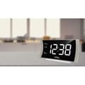 Miniatyrbild 2 av 2: Technoline LED Modern Väckarklocka WT949 Kurvad med temperatur, stämningsbelysning och USB-laddningsport