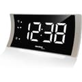 Miniatyrbild 1 av 2: Technoline LED Modern Väckarklocka WT949 Kurvad med temperatur, stämningsbelysning och USB-laddningsport