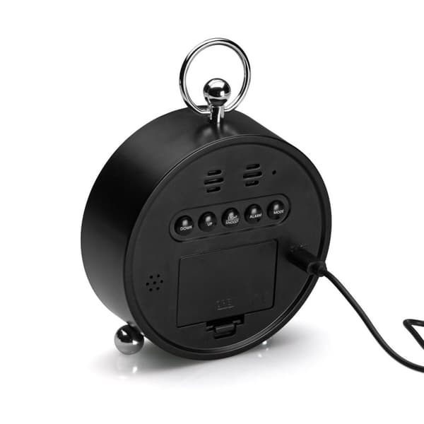 Väckarklocka Versa Svart Röd