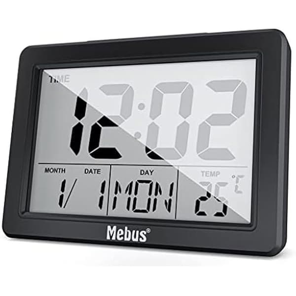 Elektronisk väckarklocka - Mebus - 25739 - Färgglad - Inomhus - Batterier