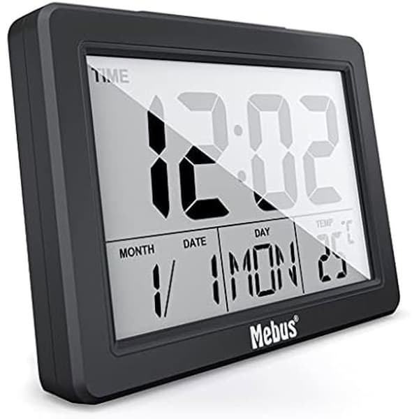 Elektronisk väckarklocka - Mebus - 25739 - Färgglad - Inomhus - Batterier