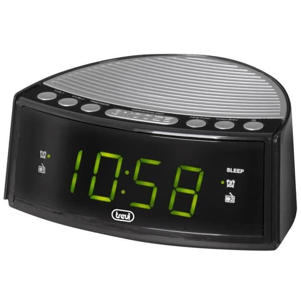 RC 846 D TREVI SVART KLOCKRADIO