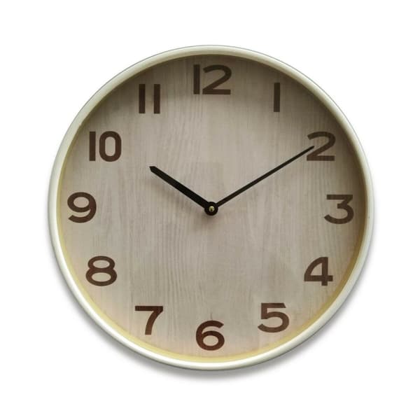 Veggklokke Versa Krystall Tre MDF 4,5 x 40 x 40 cm
