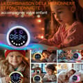 Miniatyrbild 4 av 4: INN Väckarklocka med RGB Nattljus Multifunktionell Digital Display Väckarklocka Barn Present Digital Morgonväckarklocka Barn Nattljus