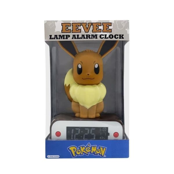POKEMON klockradio LED-lampa Eevee