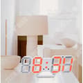 Miniatyrbild 2 av 4: TD® 3D LED-väggklocka Modern design digital klockklocka | väckarklocka | Nattljus | Kreativ digital stereoklocka|lila