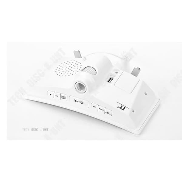 TD® barnväckarklocka projektion tak morgon lysande laddare natt resa tjej Radio telefon pojke sömn usb digital