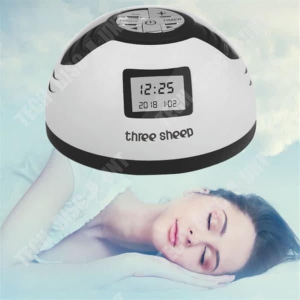 TD® White Noise Machine Music Sync Sleep Sound Device LED Display Sleep Detector Sleep Relaxation