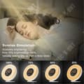 Miniatyrbild 3 av 4: TD® Wake Up Light, FM Radio Wake Up Lamp Nattljus Wake Up Light Sänglampa Soluppgång Solnedgång Simulering Snooze RGB White Ch