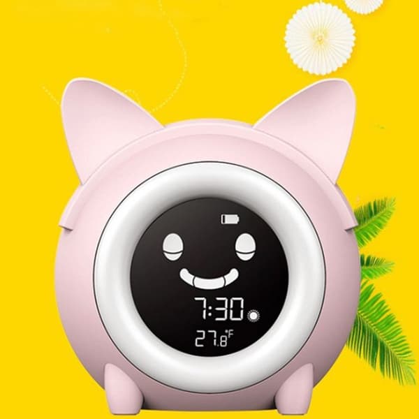 Väckarklocka för barn - TD® - LED-belysning - Temperaturdisplay - Sömnträning - Blandat