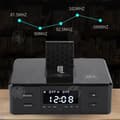 Miniatyrbild 4 av 4: INN Väckarklocka 3 i 1 USB-laddning Stereo FM-radio Spela Bluetooth-högtalare 110-240V (svart EU)