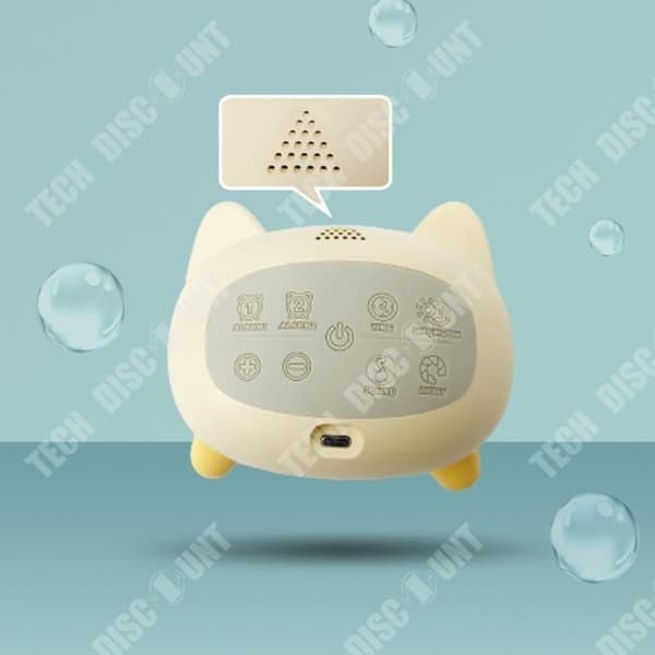 TD® Smart Laddningsväckarklocka Creative Cartoon Sovträningsklocka Barnrum Desktopväckarklocka ljus
