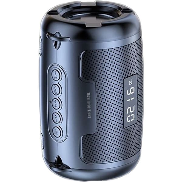 TD® Bluetooth-högtalare Bärbar utomhussubwoofer Liten stålkanonklocka Väckarklocka Ljud