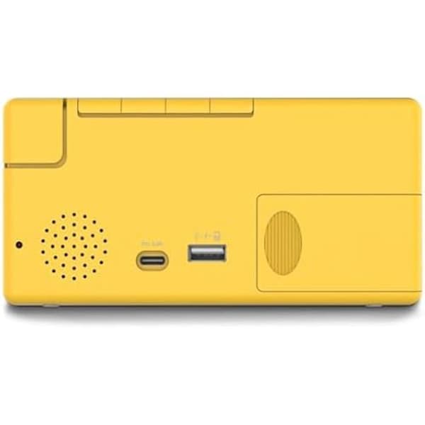 Väckarklocka - HAMA - Ibiza - Färggiven Skärm - USB Laddningsfunktion - Gul