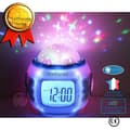 Miniatyrbild 1 av 4: INN Projektor Radio Väckarklocka Star LED LCD Alarm Musik Termometer Pr Cateau Christmas Starry Sky LED Väckarklocka för barn