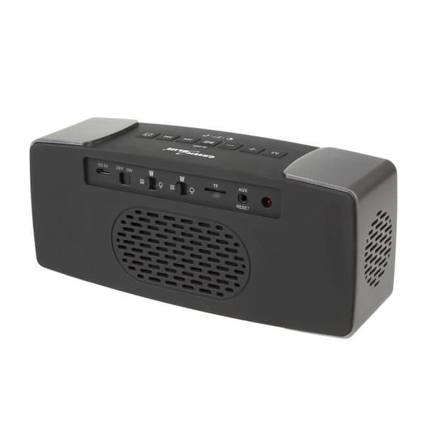 Bluetooth klockradio FM-högtalare extra ingång