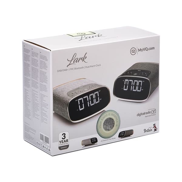 Radio-väckarklocka DAB/DAB+ / FM Bluetooth VIEW QUEST - LARK Ljust Ek