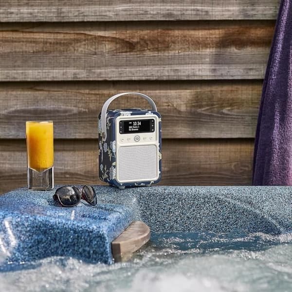 Radio Bärbar - Laura Ashley - Elveden Marine - DAB Plus - Bluetooth - Väckradio